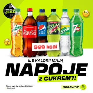 Trizo — Wiesz ile jesz? Napoje cukrowe